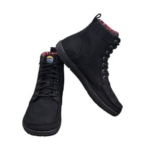 LEMS Boulder Boot Unisex Mens sz 10  or Womens sz 11.5 Black Canvas